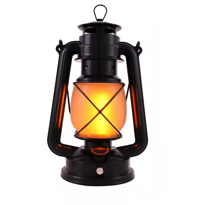 Lámpara de escritorio LED atmósfera decorativa luz retro llama caballo lámpara acampar al aire libre - 1