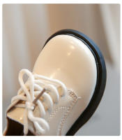 Zapatos de cuero suave para niños, mocasines antideslizantes de color negro para la escuela, para primavera y otoño, novedad de 2023 - details 2