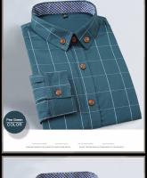 Nueva marca de moda Camisa de cuadros de algodón Camiseta slim fit para hombre camisa social para hombres de manga larga negocios camisas hombre m-5xl - details 9