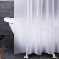 Cortina de ducha de cubo de agua transparente, impermeable, 3D, EVA, cortinas de baño er para bañera, cubierta de baño con ganchos - details 10