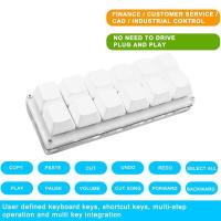 Miniteclado portátil de 12 teclas, dispositivo para juegos, programable, función mecánica - details 2