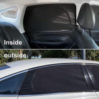 Cubierta de Sol para Ventana Delantera y Trasera de Coche Nueva Protección UV de Doble Capa con Cierre de Cremallera Lining Anti-Mosquito para Ventana Lateral - details 15