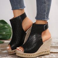 Sandalias de tacón de cuña de verano para mujer - details 6