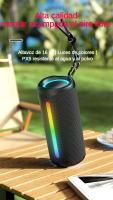 SANLEPUS Altavoz Bluetooth con Sonido HD, Altavoz Inalámbrico Portátil con Luces Intermitentes de Colores, IPX5 Resistente al Agua, Hasta 10H de Tiempo de Reproducción, Emparejamiento TWS, BT5.3, para Hogar/Fiesta/Exterior/Playa - details 0