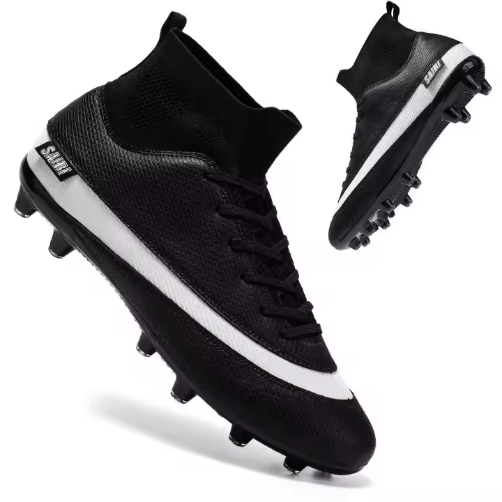 Zapatos de fútbol transpirables para hombres deportivos juveniles de alta calidad, nuevos y de gran tamaño, atletas estudiantes con suelas de uñas - 1