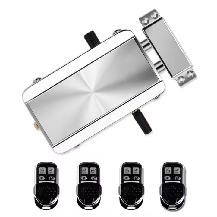 Tuya-cerradura de puerta con Control remoto inteligente, cerrojo inalámbrico con Bluetooth, Invisible, oculta, sin llave - 1