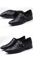 Zapatos planos con logo para hombre, informales, de cuero limpio, hechos a mano, 2024 - details 4