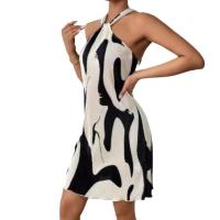 Vestido de verano sin mangas para mujer, moda informal, vestidos estampados - details 5