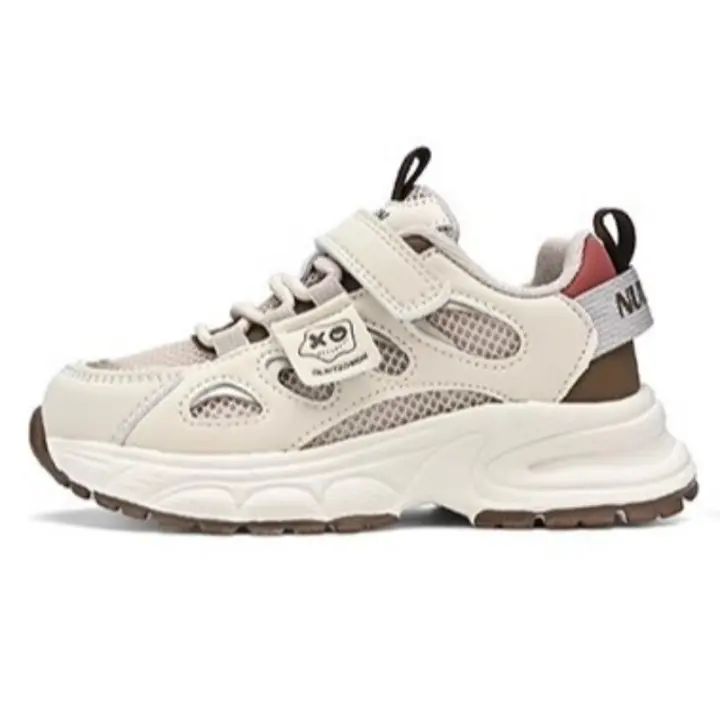 2025 primavera y verano nuevos niños de malla transpirable zapatos deportivos medianos y grandes niños niños casual papá zapatos. - 1