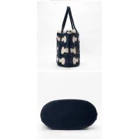 CH-Bolso único y creativo para mujer, bolso con agujeros, diseño de patrón Popular elegante, marca de alta calidad, mochila de lujo de alta gama - details 4