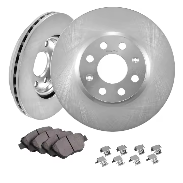 SucceBuy Kit de freno delantero para Vauxhall Adam(M13), Corsa D (S07), Corsa D Box/Hatchback (S07), pastillas de freno de cerámica y rotores de 257 mm de repuesto - 1