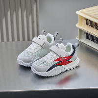 2025 primavera Velcro compañeros de clase niños nuevas zapatillas de deporte de malla transpirable ligera niñas papá zapatos corriendo. - details 3