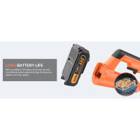 Recortadora inalámbrica Weed Wacker -GUIFIN Cortacésped de 21 V con 2 baterías de iones de litio de 2,0 Ah y 3 tipos de cuchillas de corte, potencia compacta - details 7