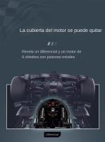 Maqueta Mecánica F1 Detallada  - Kit Construcción Adultos, Decoración Oficina/Casa, Coleccionismo Premium - details 5