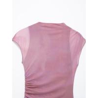 Vestido de malla de seda plisado clásico para mujer nuevo estilo hecho a mano - details 17