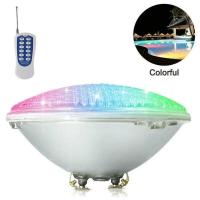 L para piscina modelo grueso lámpara subacuática de vidrio RGB 18W luz de siete colores - details 3