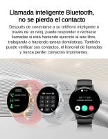 2024 Reloj Inteligente Hombres Mujeres, Smartwatch con Llamada Bbluetooth, Pantalla AMOLED de 1,43