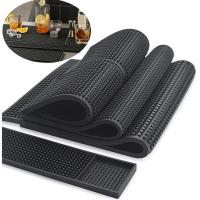 Esteras Antideslizantes Esteras para Cafetería Impermeables, Resistentes al Calor, Duraderas con Barra de Drenaje para el Hogar y Bar - details 1