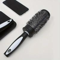 Peine Redondo Cepillo de Nailón para Estilizar el Cabello Tubo Termérico de Aluminio - details 5
