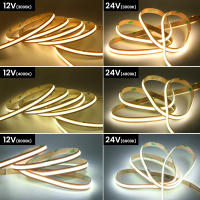 GAHADA Tira de LED COB 12V 24V, Cortable, 528LEDs/m, Iluminación Lineal de PCB de 8mm para Lightbox DIY - details 3