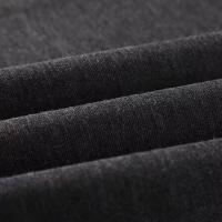 Falda de pantalones de cintura alta, cintura elástica, mallas gruesas, falda larga falsa de dos piezas con forro polar para mujer - details 13