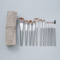 Cangzhou juego completo de 14 pinceles de maquillaje por primera vez, juego de pinceles de rubor en polvo suelto para cabello suave, pincel de sombra de ojos y nariz transfronterizo, herramientas de belleza - details 9