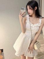 Camisola francesa suave de puro deseo para mujer, verano 2025, nuevo diseño, nicho y dulce vestido de princesa - details 6