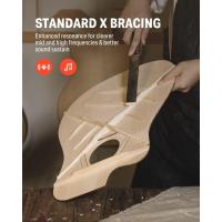 Guitarra Acústica para Adultos Guitarra 4/4 Kit 41 Pulgadas de Principiante con Afinador de Cuerdas Cejilla Negra - details 3