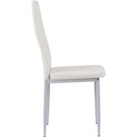 Sillas de Comedor Juego de 4 Sillas de Metal para Cocina, Silla de Mesa Comoda Silla con Asiento Tapizado, Negro - details 120