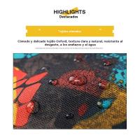Mochila de Hombro para Hombres Estudiantes Impresada Impermeable Ideal para Viajes al Aire Libre - details 3
