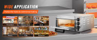 SucceBuy Encimera comercial para horno de pizza, acero inoxidable, con piedra y mango, multiusos para hornear en interiores. - details 3