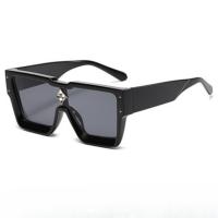 Gafas de Sol de Moda de Doble Viga Gafas de Sol Retro Cuadradas para Hombres y Mujeres - details 17