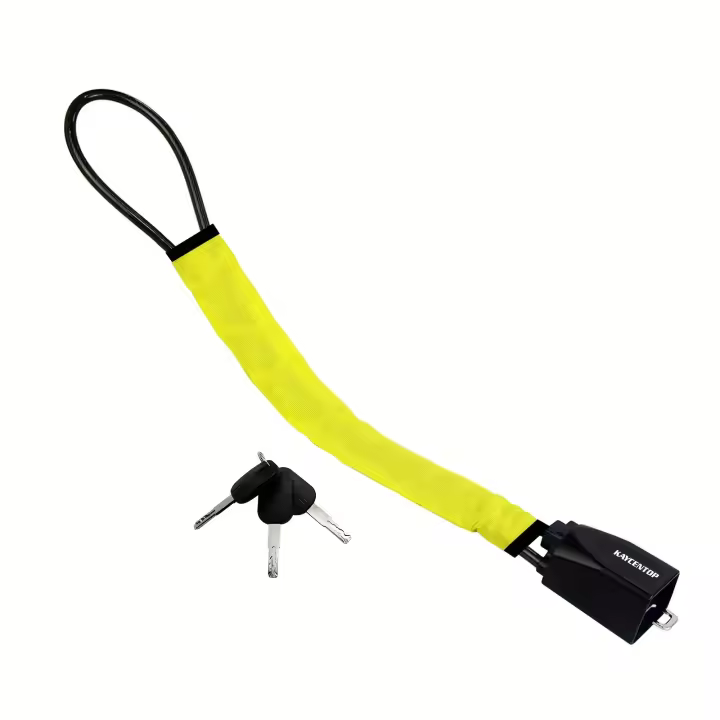 Cerradura de seguridad antirrobo para coche, Combo de volante y cinturón de seguridad, resistente, para carros de Golf, 1 unidad - 1