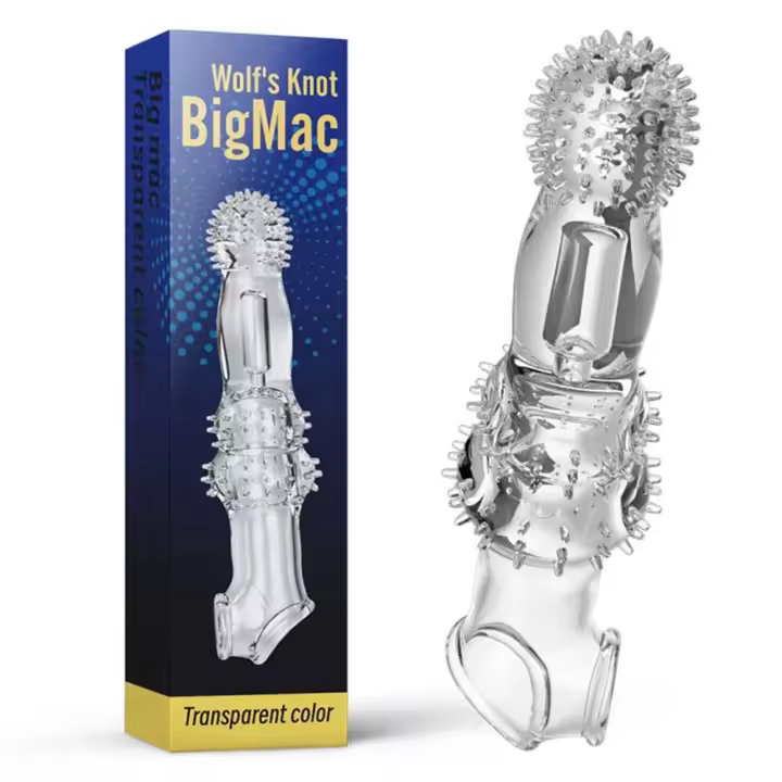 Leten-extensiones de manga, condón, agrandamiento masculino, vibradores retardantes, anillo masajeador de clítoris, cubierta vibratoria, Juguetes sexuales para hombres - 1