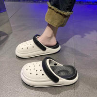 Zapatillas de Mujer Impermeables Nuevas para Verano Zapatillas de Jardín Suave para Interiores Clásico Sandalias de Cuidado para Madres - details 1