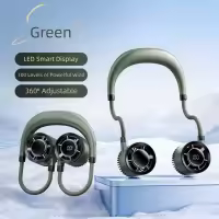 360 ° Ventilador de cuello colgante flexible, súper silencioso, viento fuerte, ventilador portátil con banda para el cuello, ventilador portátil plegable cómodo y seguro - details 4