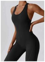 Mono de Yoga sin Espalda para Mujer Conjunto Deportivo de Un Piezo Traje de Gimnasio de Moda - details 33
