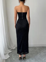 Conjunto Mujer Elegante 2025 |   Top Escotado + Falda Ajustada |   Estilo europeo |   Moda Premium" - details 6