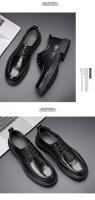 Nuevos hombres de primera capa de cuero de vaca zapatos casuales de cuero de cabeza grande vestido de negocios de cuero de suela gruesa zapatos de los hombres transpirable solo zapatos de los hombres - details 13