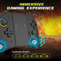 Joy-pad inalámbrico con luces RGB de 8 colores para Switch/Lite/OLED, con programable/Turbo y vibración - details 0