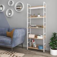 Estante de Metal Multifuncional para Almacenamiento y Organización Estante de Cocina con 5 Estantes de Metal + MDF 60x27,5x160CM - details 1