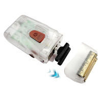 Afeitadora portátil para hombre, máquina de afeitar eléctrica recíproca de doble cabeza, con carcasa transparente - details 4