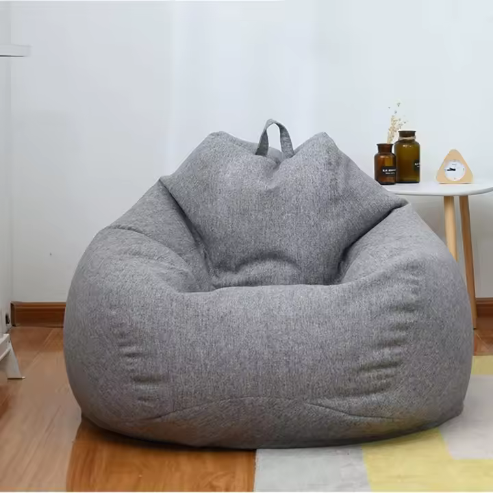 Puff Pera sin Relleno Gigante 90x110cm, XL Puff Gamer para Exteriores y Salon Interiores, Polialgodón Grande Bean Bags para Adultos o Decoración Juvenil, Niños, Infantil - 1