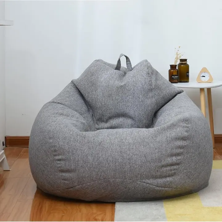 Puff Pera sin Relleno Gigante 90x110cm, XL Puff Gamer para Exteriores y Salon Interiores, Polialgodón Grande Bean Bags para Adultos o Decoración Juvenil, Niños, Infantil - 1