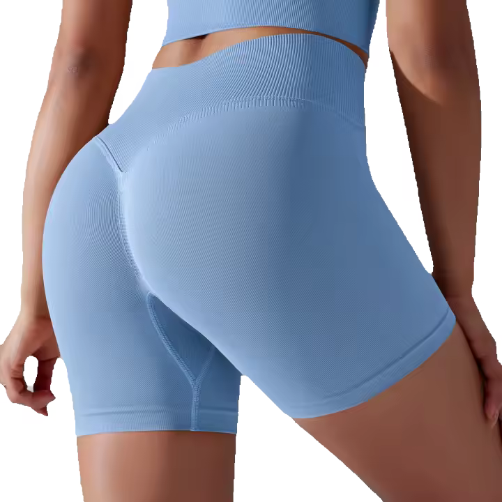 Pantalones Cortos de Yoga de Secado Rápido Pantalones Deportivos sin Costuras para Ciclismo y Entrenamiento de Gimnasio Ropa Deportiva para Mujeres - 1