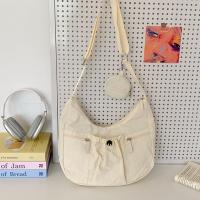 Bolso cruzado de estilo coreano, bolso plisado con cordón de gran capacidad, versátil, ligero con monedero - details 9