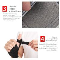 Muñequera de nailon para pulgar, férula Flexible para Tendinitis, banda protectora de muñeca, protector de muñeca elástico ligero y cómodo - details 17