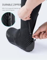 CXWXC-cubierta de zapatos impermeable para ciclismo de montaña, botas de goma reflectantes a prueba de viento, para primavera, Otoño e Invierno - details 4