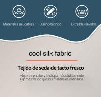 Cojín de Almohada de Latex Refrescante Almohada de Espalda de Sofá de Bambú Carbón - details 1