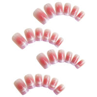Uñas francesas con decoración de punta de ojo de gato, uñas postizas ultraflexibles y duraderas para uso diario y fiestas - details 4